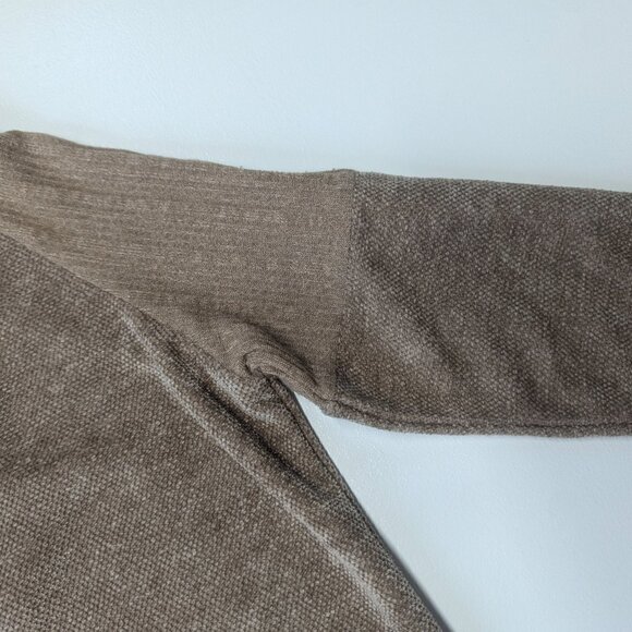 Suzanne Betro Size Small Caramel Colored Lace Up Sweater - Picture 13 of 15